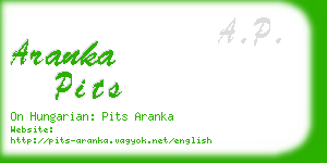 aranka pits business card